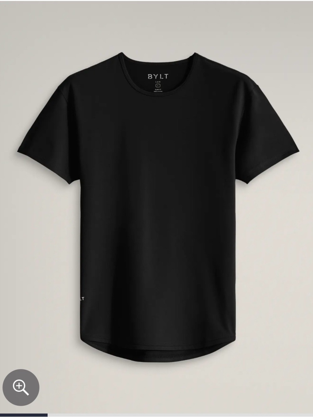 BYLT Basics Black Short Sleeve Crew T-Shirt